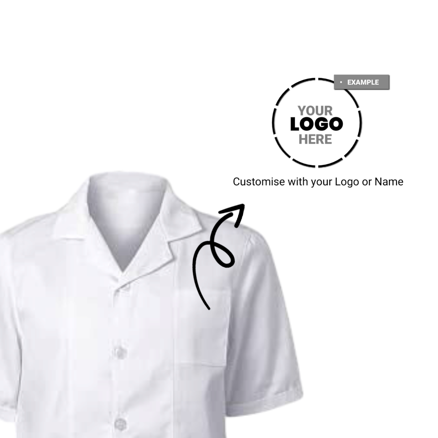 Customise Half Sleeves Apron