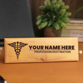 Customise Wooden Name plate